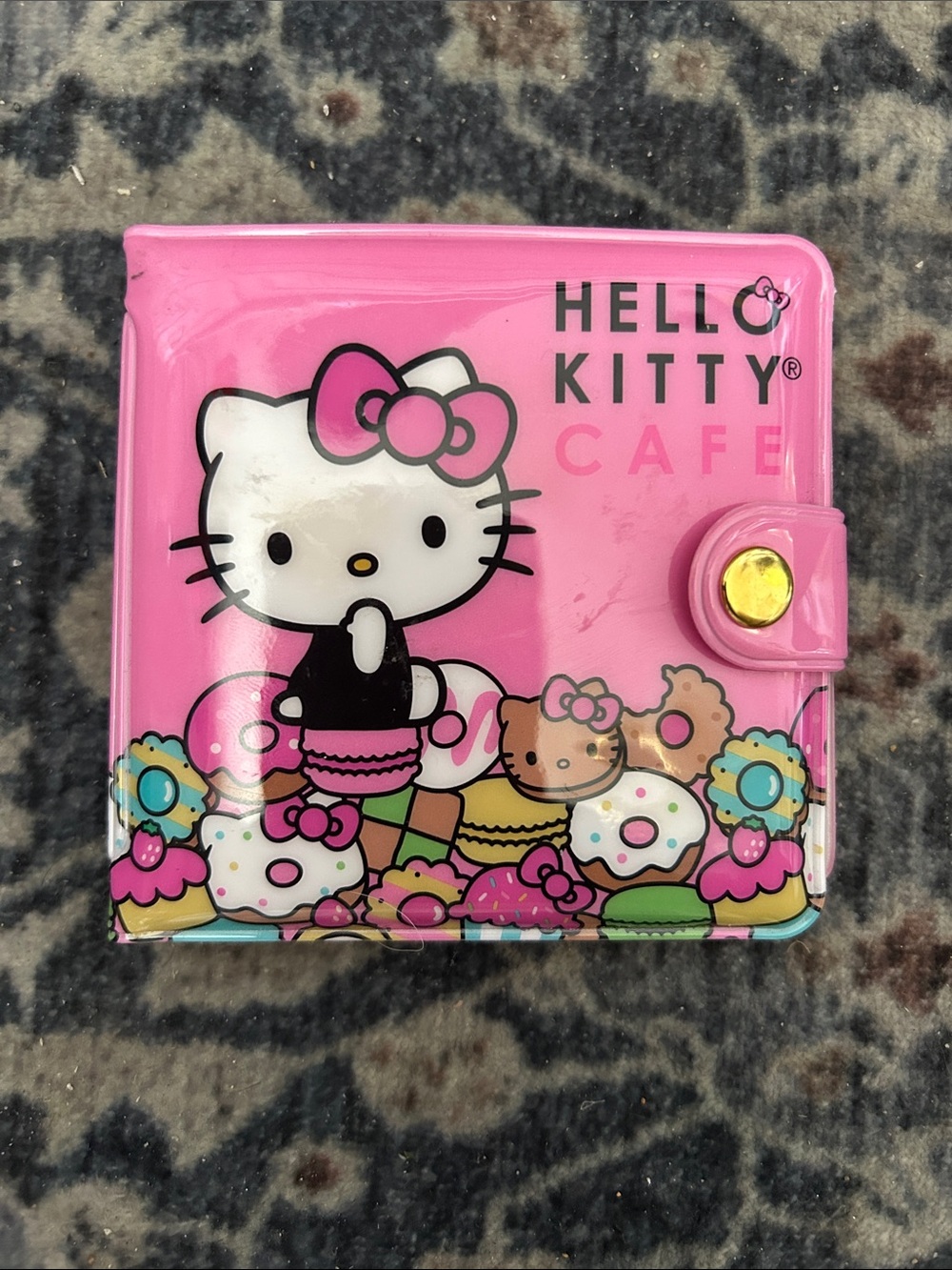 Hello Kitty Pink Cafe Donut Vinyl Wallet